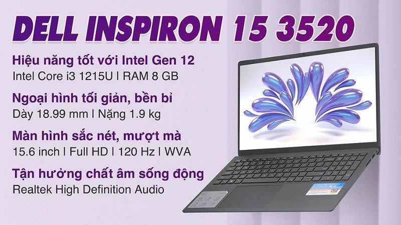 Dell Inspiron 15 3520 i3 1215U (71003264)